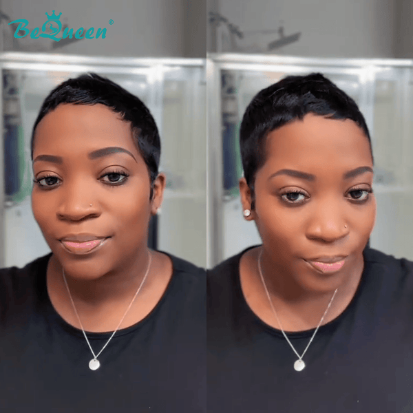 overseas PIXIE WIGS Bequeen 1B Special Made Pixie Cut Wig-1