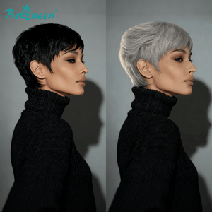 overseas PIXIE WIGS Bequeen 1B Special Made Pixie Cut Wig-1