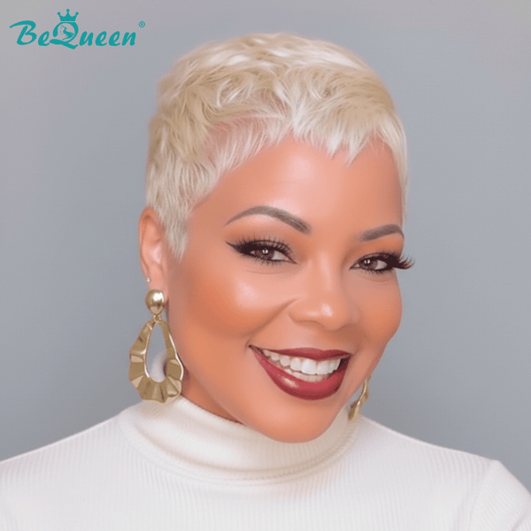 overseas PIXIE WIGS Bequeen 613 Blonde Super Short Cut Wig
