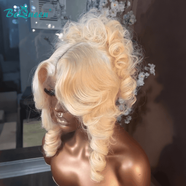 overseas Workout Wig Bequeen 613 Frontal Long Style With Tie Up Hair Wig