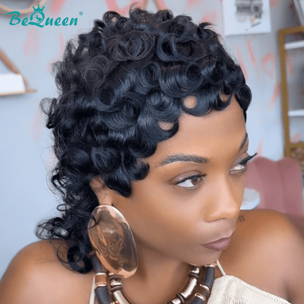 overseas Mullet Wig Bequeen Chic Spiral Curls Mullet Glueless Wig