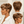 overseas PIXIE WIGS Bequeen Coffee Mixed Blonde Machine Made Short Cut Full Cap Wig