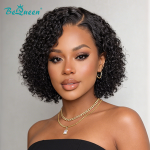 overseas PIXIE WIGS Bequeen Curly Side Part Lace Pixie Wig