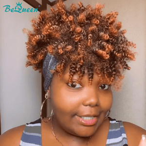 overseas Workout Wig Bequeen Curly Sunset Workout Wig With Hair Tie