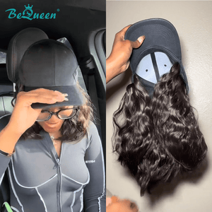 overseas Workout Wig Bequeen Fashion 100% Human Hat Curly Workout Wig