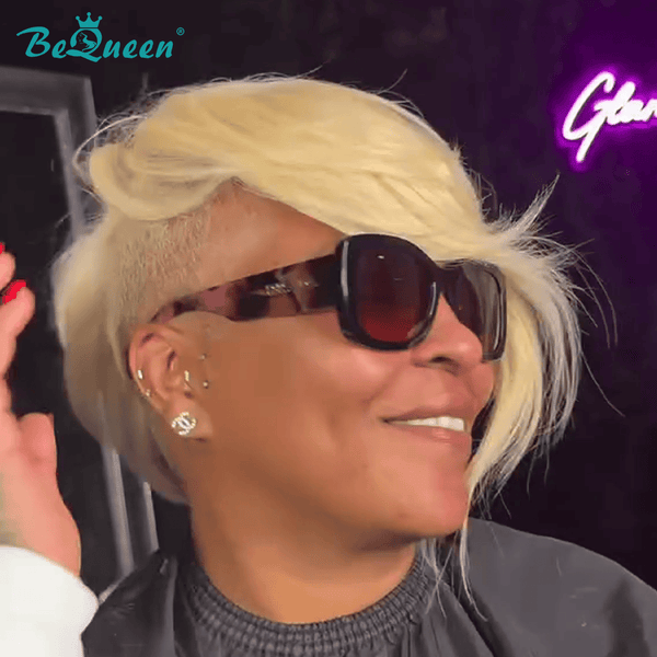 overseas TOPPER & MOHAWK Bequeen Fashion 613 Side Part Topper