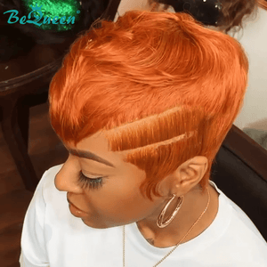 overseas PIXIE WIGS Bequeen Fiery Edge Pixie Lace Wig