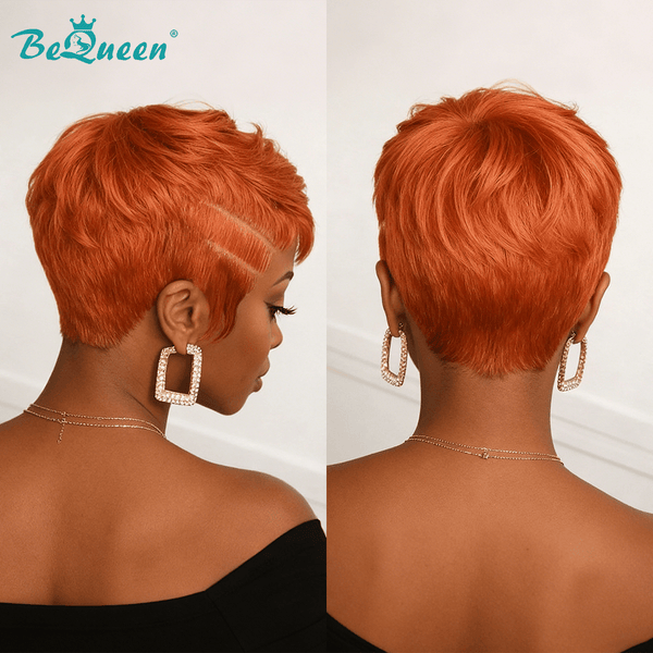 overseas PIXIE WIGS Bequeen Fiery Edge Pixie Lace Wig