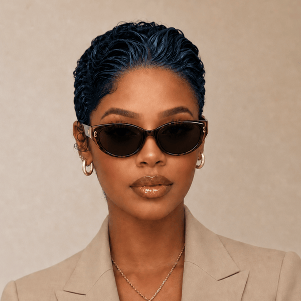 overseas PIXIE WIGS Bequeen Frontal Lace Slicked-back Style Pixie Short Cut Wig