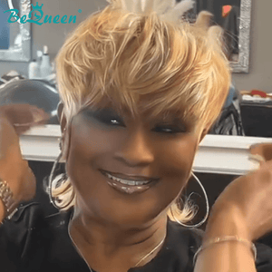 overseas Mullet Wig Bequeen Golden Wave Mullet Wig
