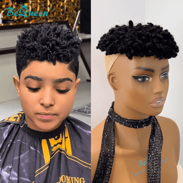 overseas TOPPER & MOHAWK Bequeen Machine Made 1B Short Cut Fashion Wig