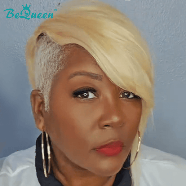overseas TOPPER & MOHAWK Bequeen Machine Made Blonde Topper
