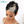 overseas PIXIE WIGS Bequeen Machine Made Two-color Fiery Pixie Wig