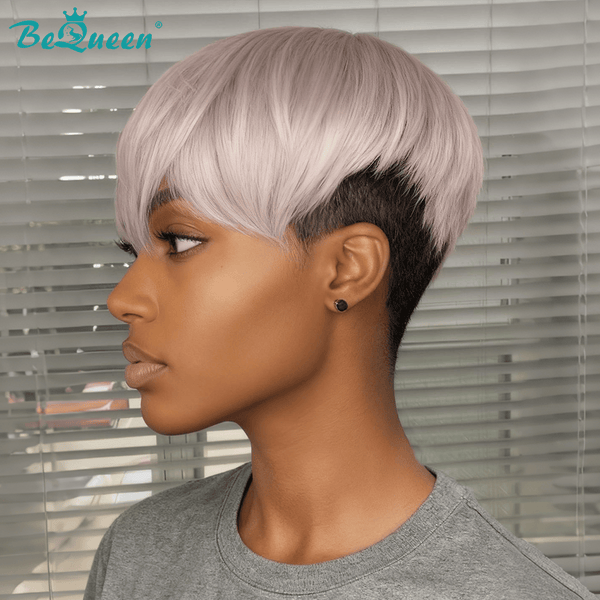 overseas TOPPER & MOHAWK Bequeen Modern Gray Lilac Straight Topper