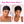 overseas PIXIE WIGS 2 wigs-B Bequeen Pixie Cut Finger Wave Machine Made Wig