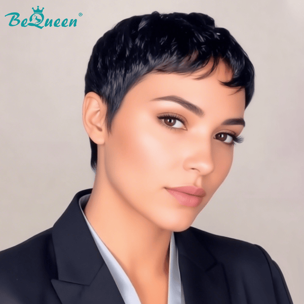 overseas PIXIE WIGS Bequeen Pixie Cut Wig Special Style-2