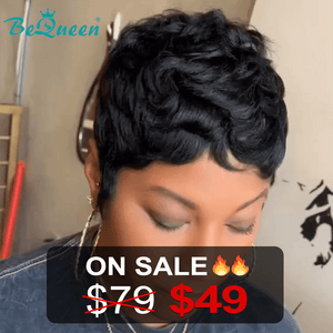 overseas PIXIE WIGS Bequeen Pixie Cut Wig Special Style