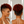 overseas TOPPER & MOHAWK Bequeen Red Fluffy Kinky Style Side Part Long Topper