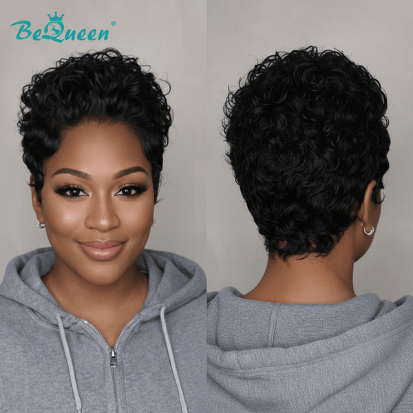 overseas PIXIE WIGS Bequeen Sexy Curls Style Full Lace Wig
