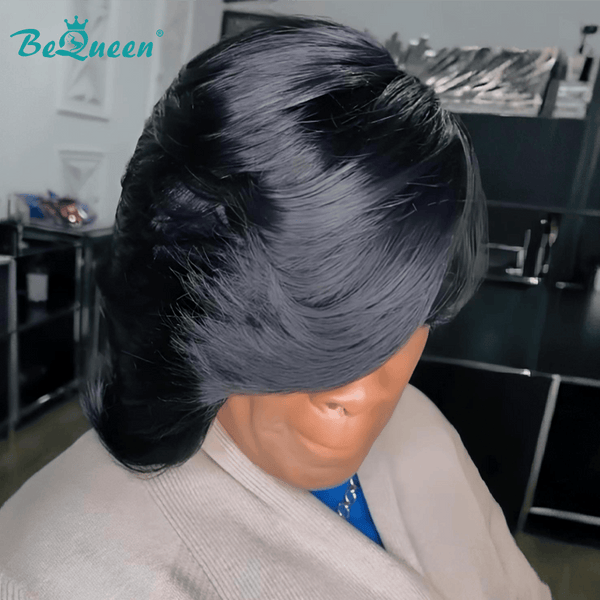overseas PIXIE WIGS Bequeen Sexy Side Part Pixie Lace Wig-1