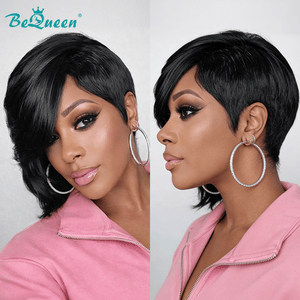 overseas PIXIE WIGS Bequeen Sexy Side Part Pixie Lace Wig-1