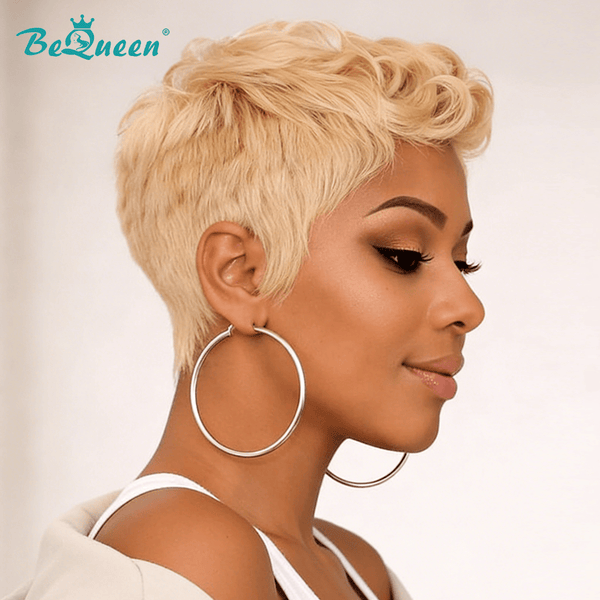 overseas PIXIE WIGS Bequeen Short Cut Fashion Machine Made Wig