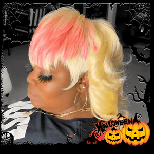 overseas Mullet Wig Bequeen Sunset Tones Mullet Glueless Wig