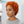 overseas PIXIE WIGS Orange Bequeen Vibrant Afro Style Pixie Wig