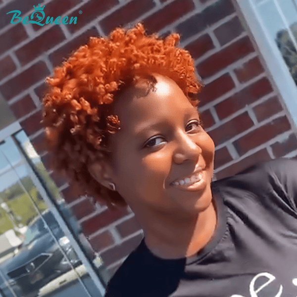 overseas PIXIE WIGS Bequeen Vibrant Afro Style Pixie Wig