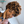 overseas PIXIE WIGS Bequeen Warm Brunette to Golden Brown Curly Hairpiece
