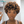 overseas PIXIE WIGS Bequeen Warm Brunette to Golden Brown Curly Hairpiece