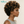 overseas PIXIE WIGS Bequeen Warm Brunette to Golden Brown Curly Hairpiece