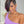 Bequeen 1B Highlight Purple Side Part Machine Made Topper Unit