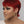 Bequeen Red Natural Wave Style Pixie Frontal Lace Wig