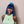 Bequeen Blue Color Bangs Wig
