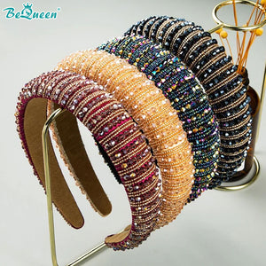 BEQUEEN Hairbands Rhinestones Headband for Women BeQueenWig