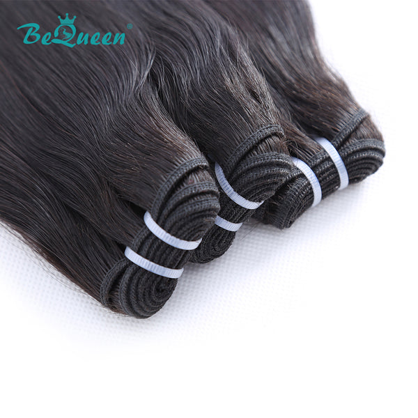 BEQUEEN Double Drawn 100% Virgin Hair Fumi Straight Hair Weave BeQueenWig