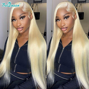 BEQUEEN 613 Straight 13X4 Lace Frontal Wig Human Hair Wig BeQueenWig