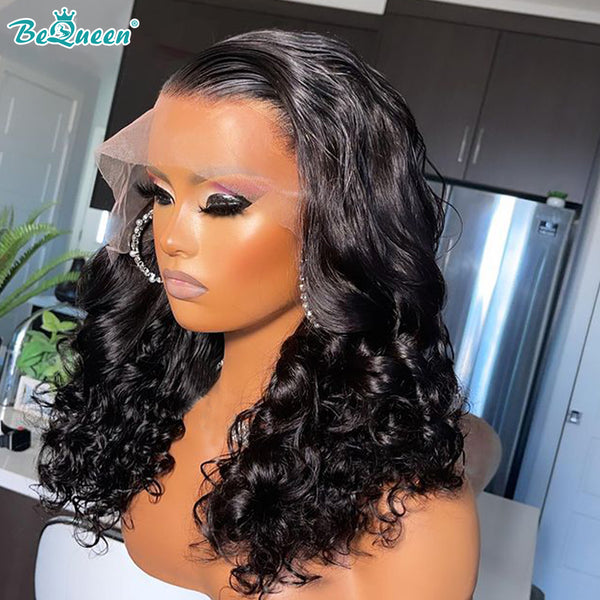 BEQUEEN 13x4 Lace Front Wig  Bob Wig 100% Human Hair BeQueenWig