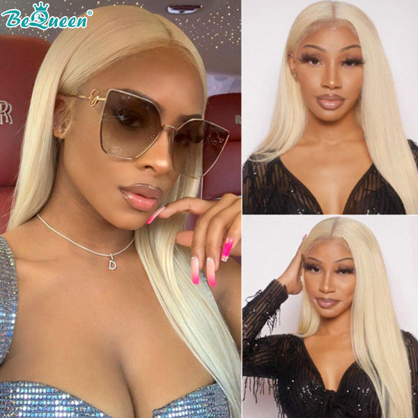 BEQUEEN 613 Straight 13X4 Lace Frontal Wig Human Hair Wig BeQueenWig