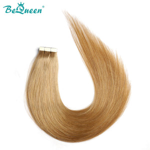 BEQUEEN 27# Full Shine Tape Hair for Extention Straight Hair 100% Human Hair BeQueenWig