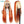 Charger l&#39;image dans la galerie, BEQUEEN Orange Highlights 613 Straight 13X4 Lace Frontal Wig Human Hair Wig BeQueenWig
