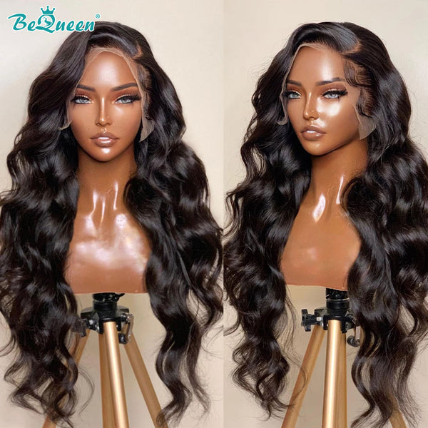 BEQUEEN Loose Wave 13X6 Lace Frontal Wig 100% Human Hair Wig BeQueenWig