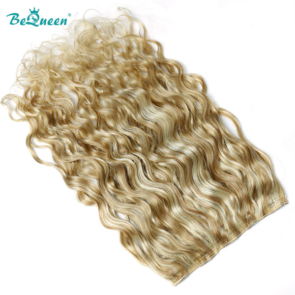 BEQUEEN P8/613 Body Wave Clip Ins Hair Extensions 120g/Set BeQueenWig