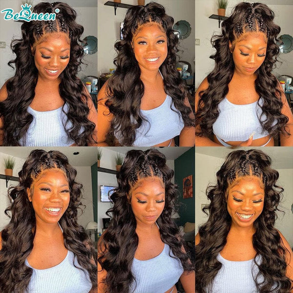 BEQUEEN Body Wave 13X6 Lace Frontal Wig 100% Human Hair Wig BeQueenWig