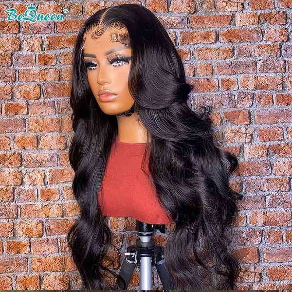 BEQUEEN 4x4 Lace Closure Wig Body Wave 100% Human Hair Wigs BeQueenWig