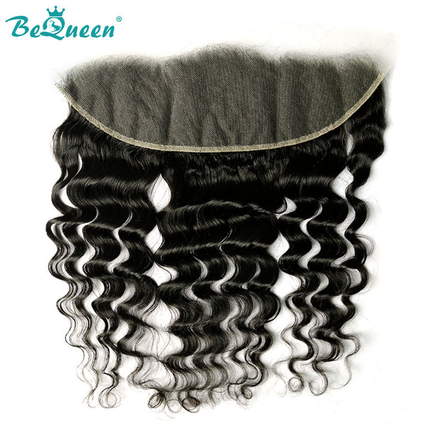 BEQUEEN Natural Wave Pre-plucked Transparent Lace ear to ear Frontal 13x4/13x6 with Baby Hair BeQueenWig