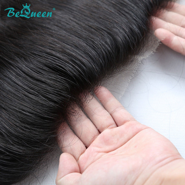 BEQUEEN Water Wave Pre-plucked Transparent Lace ear to ear Frontal 13x4/13x6 with Baby Hair BeQueenWig