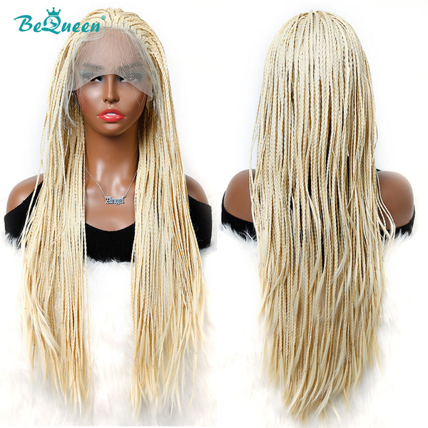 BEQUEEN Braided Synthetic Wigs Knotless Cornrow Braids Wig BeQueenWig