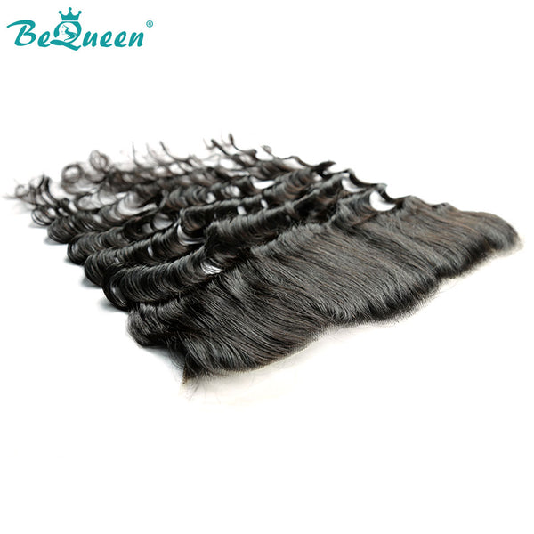 BEQUEEN Natural Wave Pre-plucked Transparent Lace ear to ear Frontal 13x4/13x6 with Baby Hair BeQueenWig